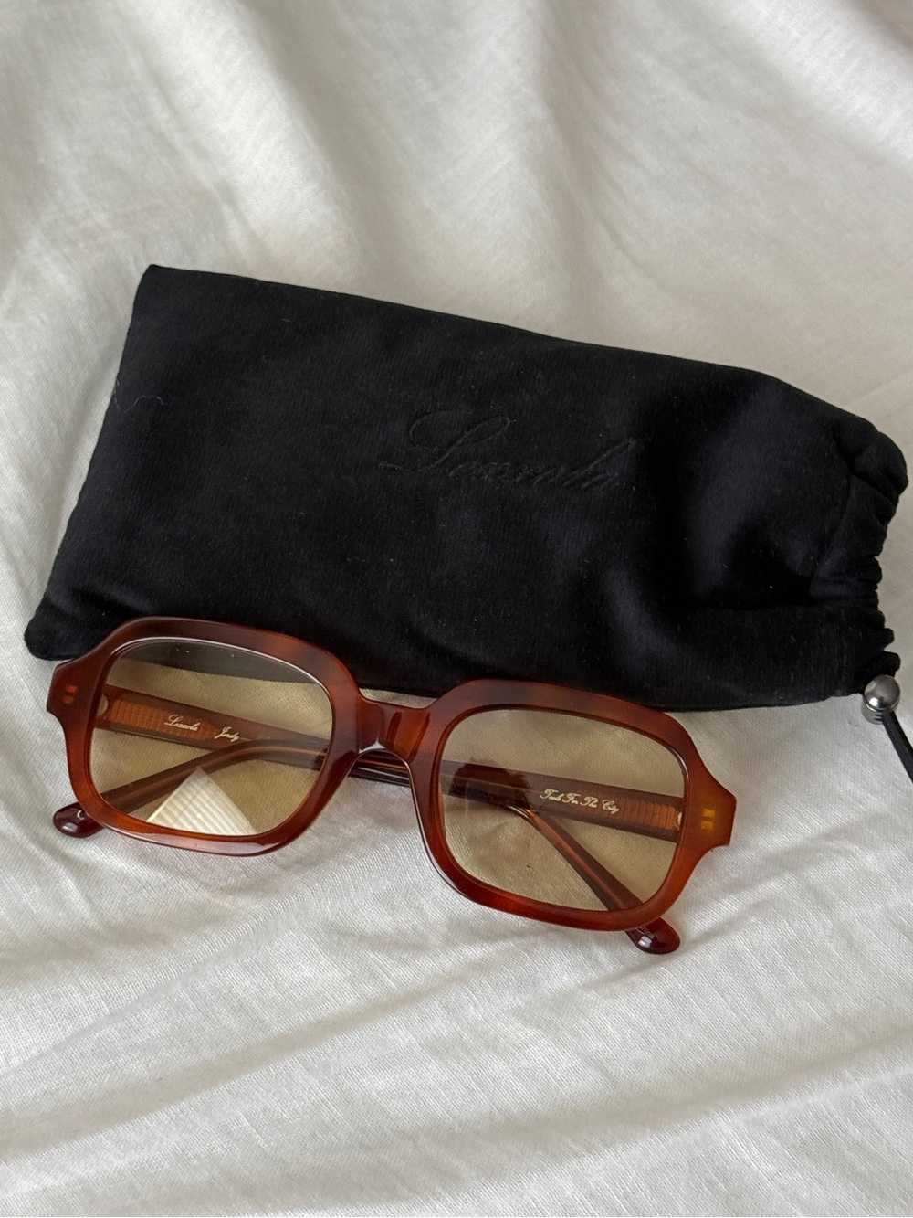 Lexxola Tortoiseshell Brown Square Women's Sunglasses